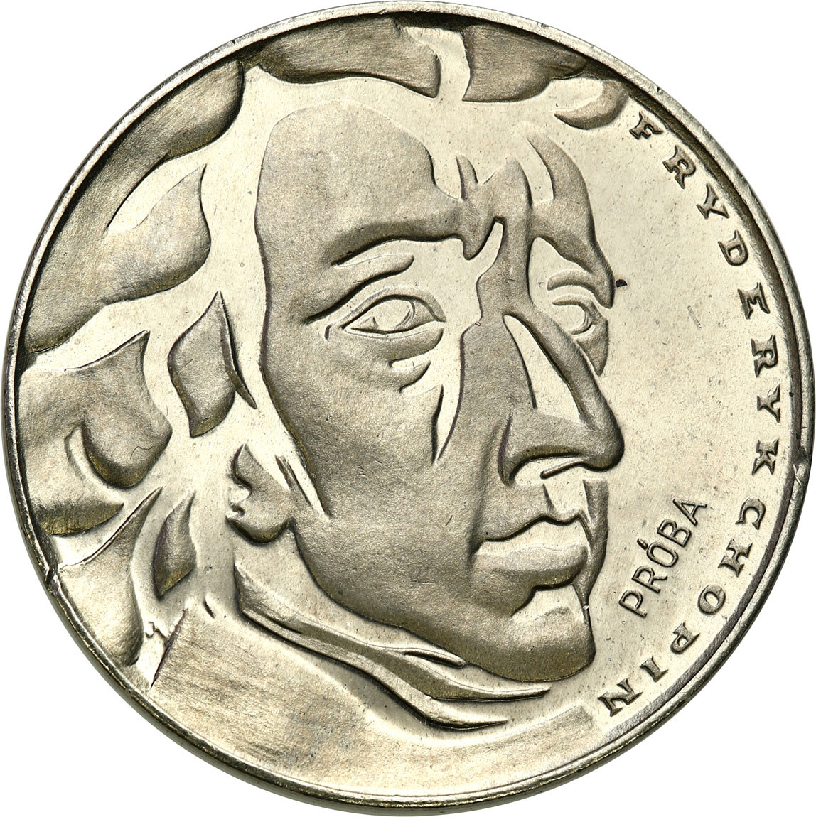 PRL PRÓBA Nikiel 50 złotych 1972 Fryderyk Chopin